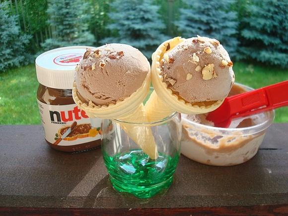 Lody z Nutellą