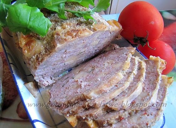 Pieczeń z żółtym serem