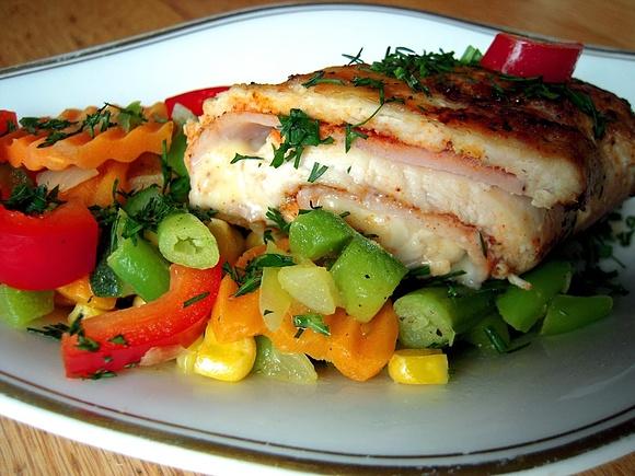 Cordon Bleu z kurczaka z serem i szynką
