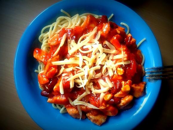Spaghetti Panny d - obiad dla dwóch osób