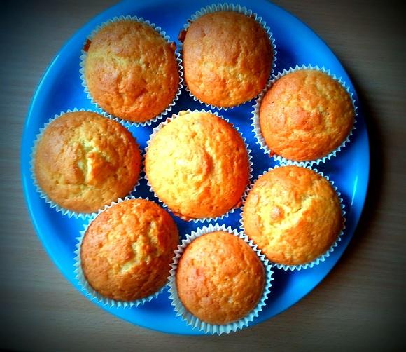 Muffiny z tęczą