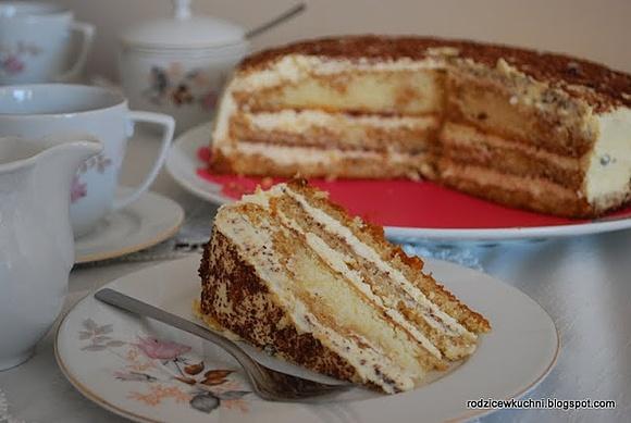 Tort tiramisu dla rodziny