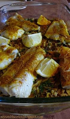 Pilaf z dorszem