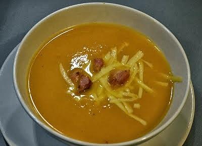 Zupa krem z pieczonych batatów