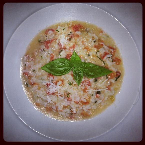 Risotto ze świeżymi pomidorami i ricottą