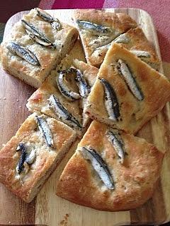 Focaccia z anchois