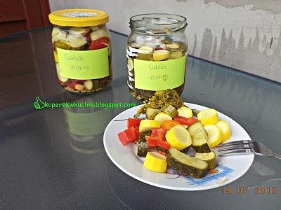 Pyszna cukinia w zalewie octowej