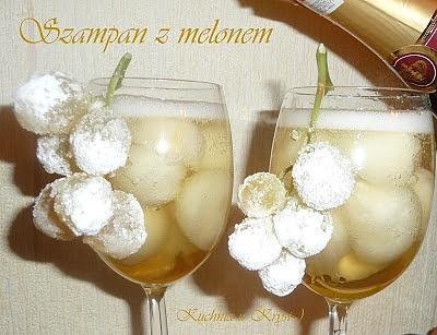 Szampan z melonem na urodziny