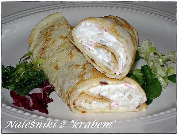 Naleśniki z krabem