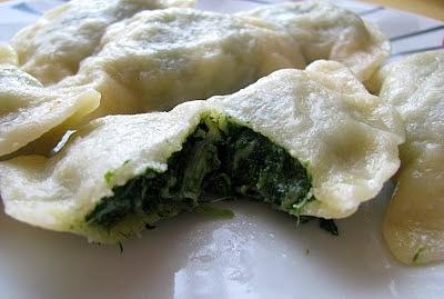 Pierogi ze szpinakiem
