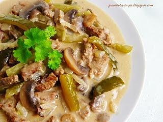 Boeuf Stroganow