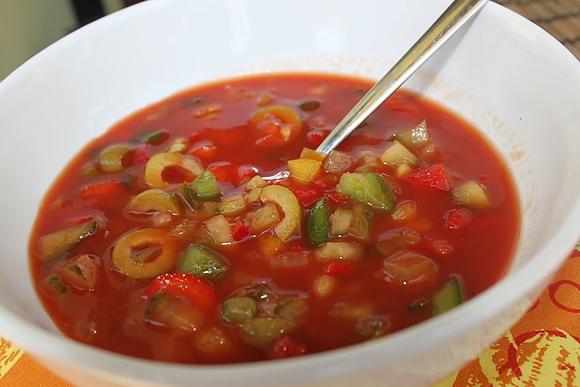 Gazpacho chłodnik z warzyw Andaluzja
