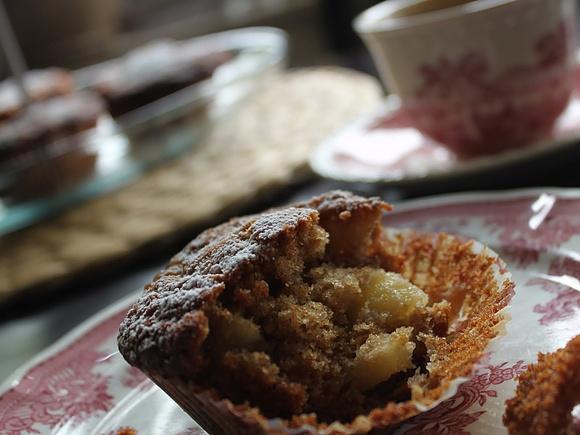 Muffinki cynamonowe z jabłkami