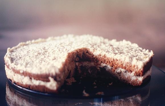 Wegański tort kokosowy