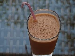 Shake bananowo latte
