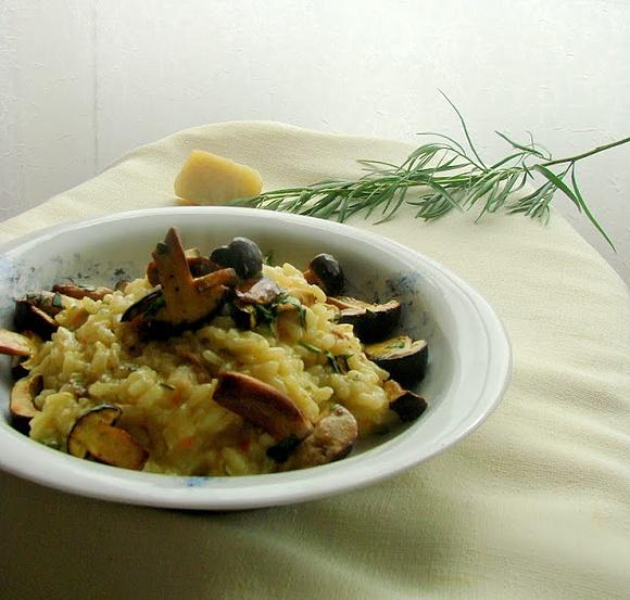 Risotto z leśnymi grzybami