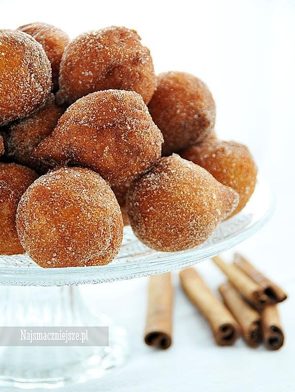 Mini pączki cynamonowe