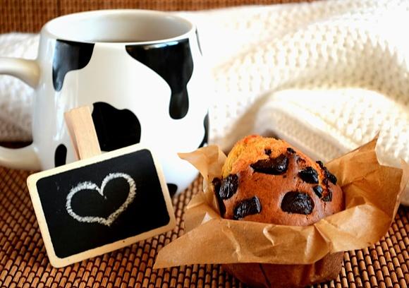 Waniliowe muffinki z kawałkami czekolady