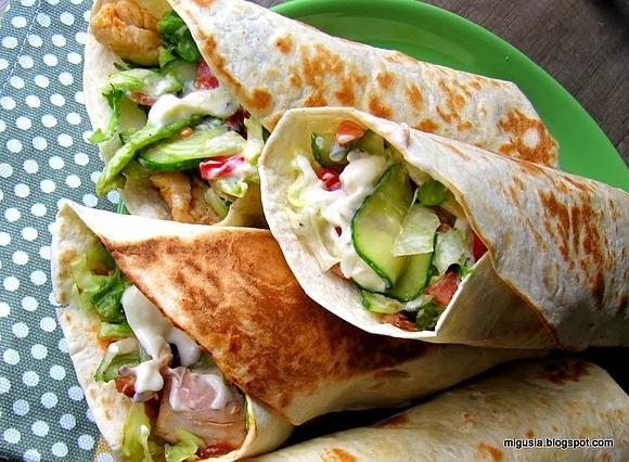 Tortilla z kurczakiem