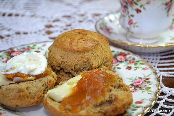 Treacle scones - śniadanie w szkockim stylu