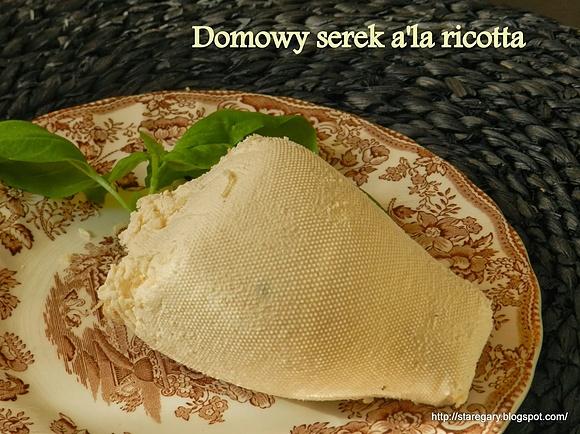 Domowy serek a'la ricotta