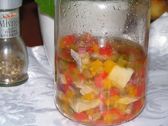 Śledź w kolorowej mozaice