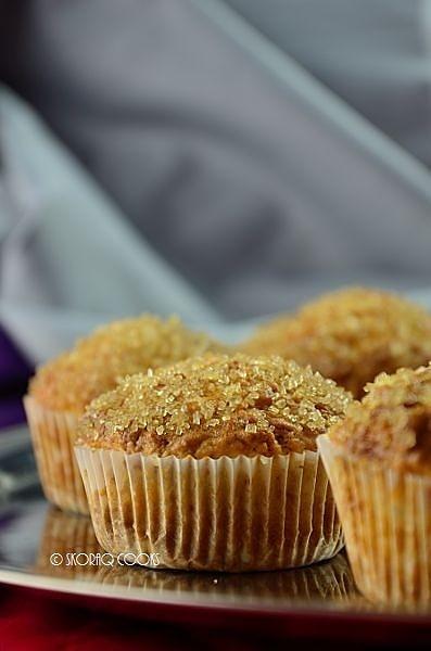 Muffiny pączkowe z konfiturą różą