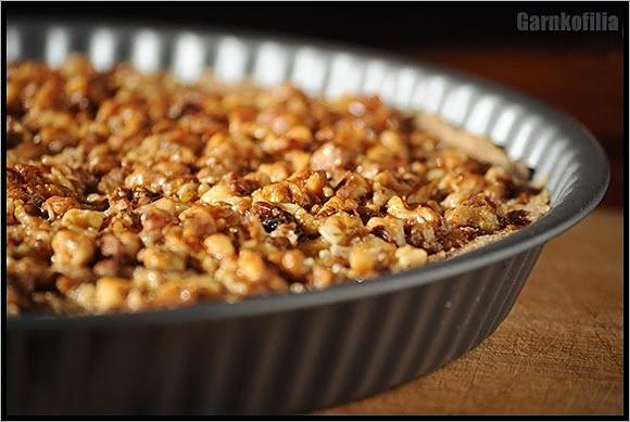 Tarta bananowo-orzechowa bez glutenu, jajek i cukru