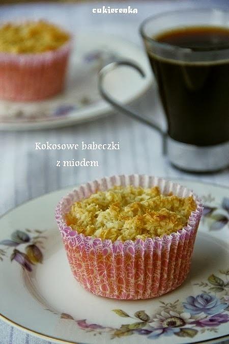 Kokosowe babeczki z miodem