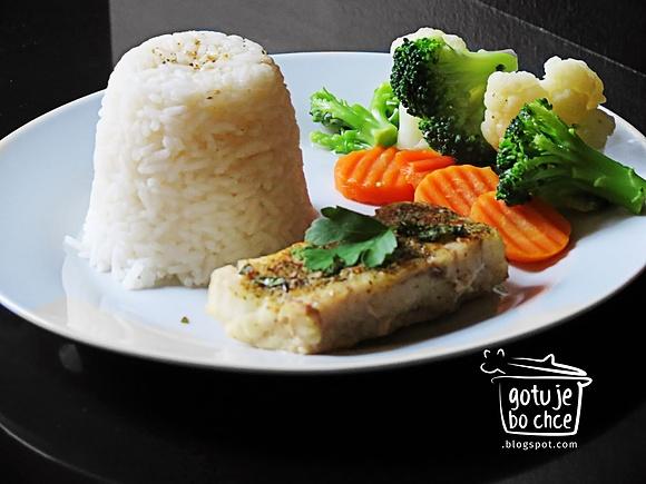 Pieczony filet z mintaja