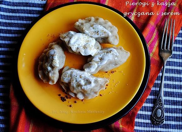 Pierogi z kaszą gryczaną i serem Lubelski Kociołek