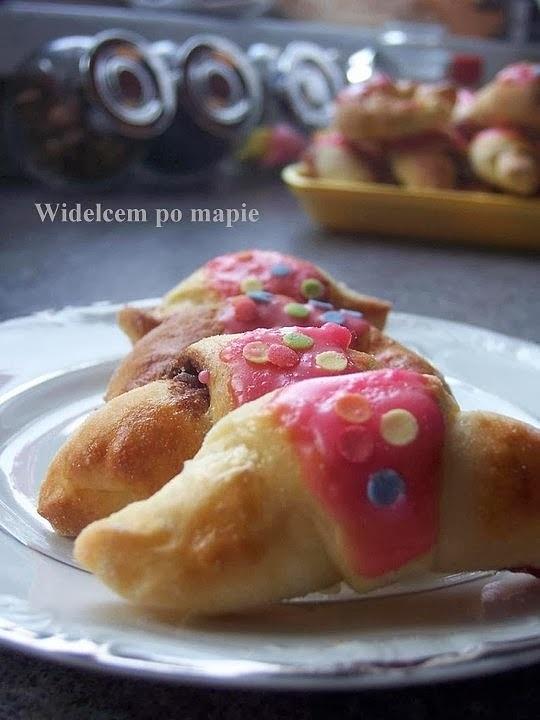 Rogaliki topielce z Nutellą