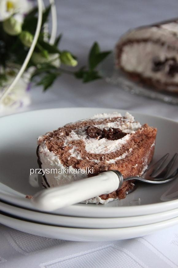 Słodka rolada na koniec karnawału