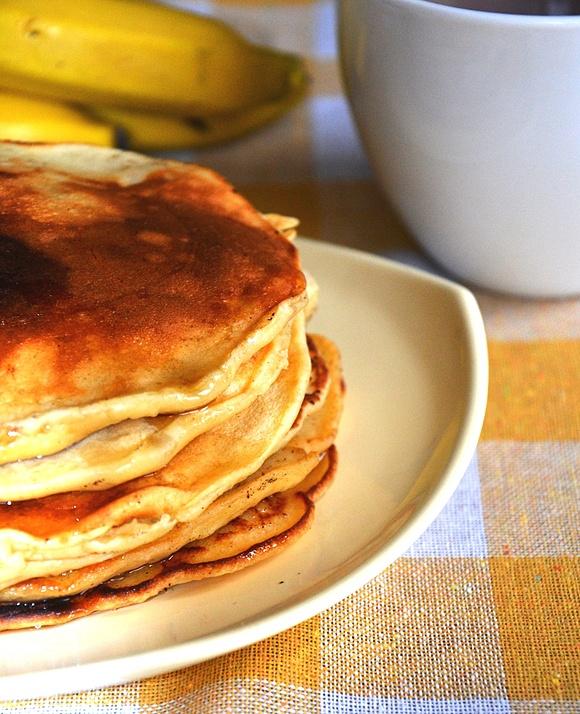 Banana niby pancakes