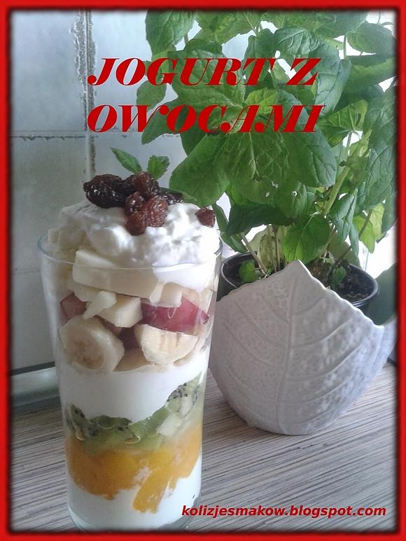 Jogurt z owocami