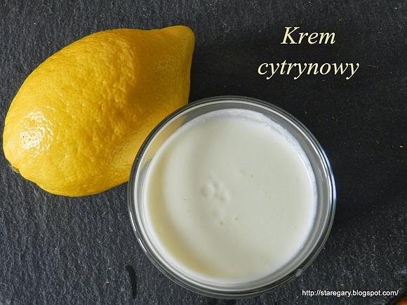 Krem cytrynowy na słodko bez pieczenia