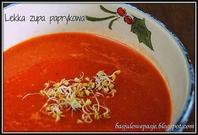 Lekka zupa paprykowa