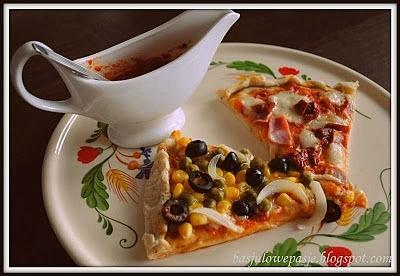 Domowa pizza na cienkim cieście