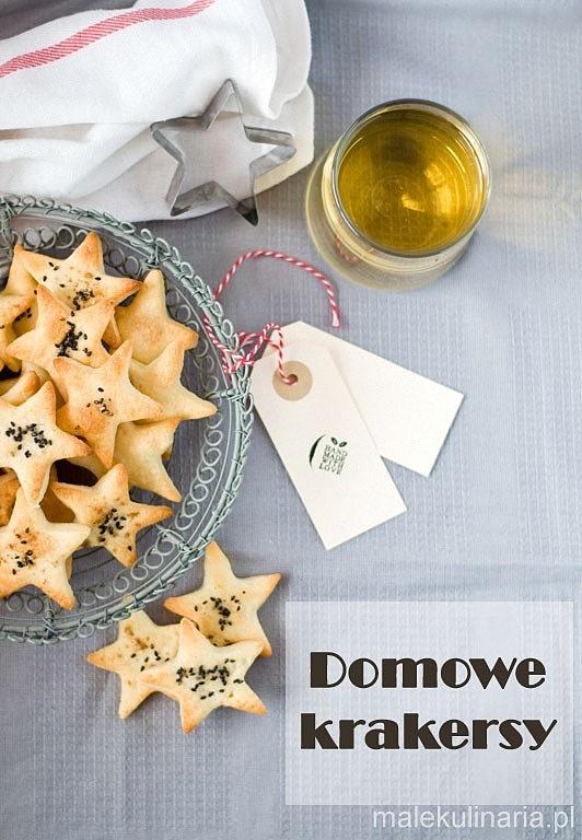 Krakersy serowe na wieczór z piwem