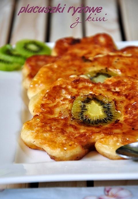 Placuszki ryżowe z kiwi