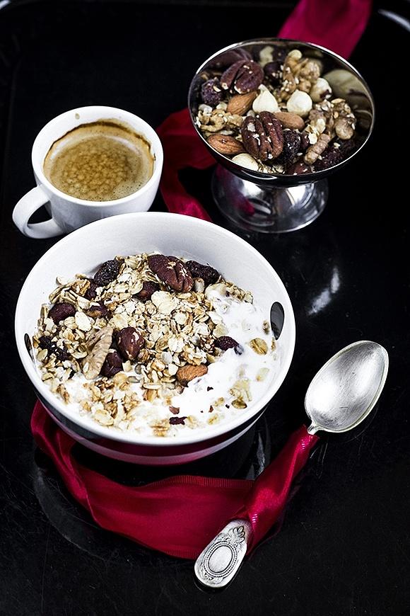 Granola orzechowa