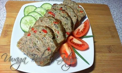 Pieczeń rzymska z pieczarkami