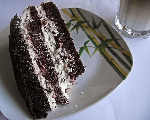 Tort czekoladowo-kawowy