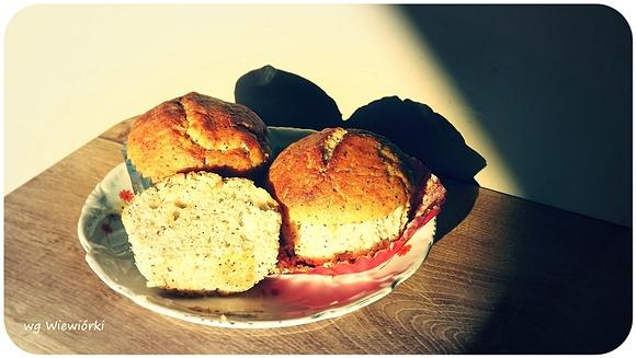 Bezglutenowe muffiny makowe z jabłkiem