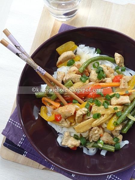 Stir fry z indyka z warzywami