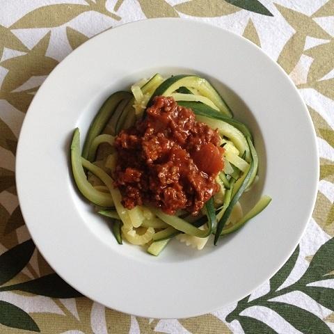 Spaghetti z cukinii