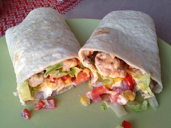 Tortilla z kurczakiem