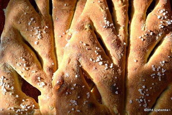 Fougasse z oliwkami według przepisu Hamelmana