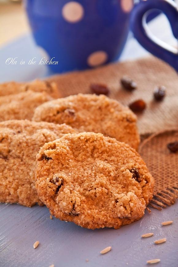 Ciastka z brązowego ryżu bez glutenu