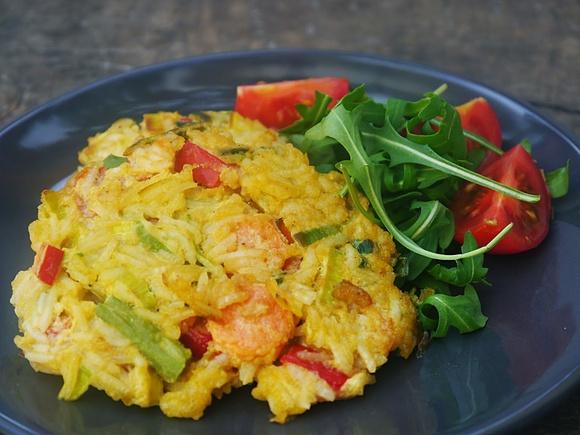 Warzywno-ryżowe kotleciki na lunch lub dodatek do mięsa